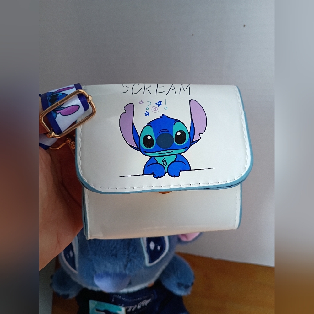 Stitch Plush, Mini Purse, & Keychain Lot - Picture 2 of 6